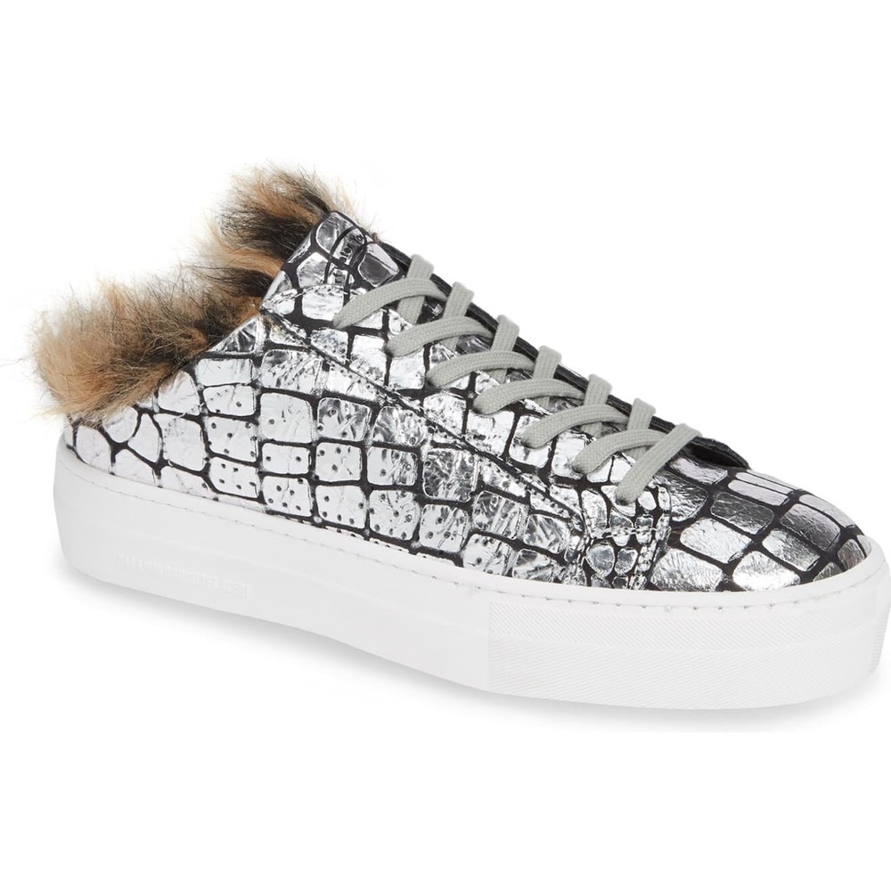 P448 Clara Faux Fur Slip-On Sneaker